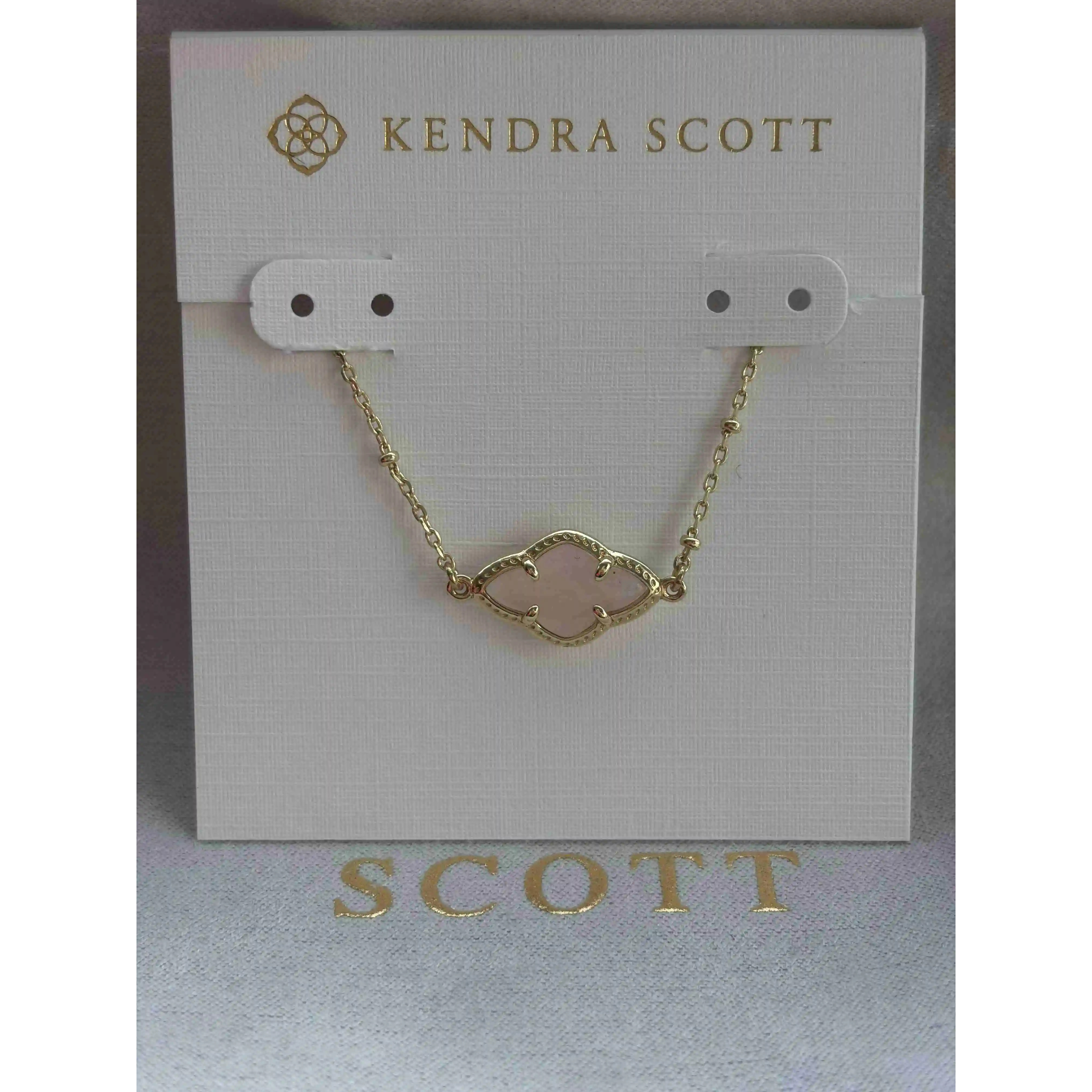 Kendra Scott Pink Pendant Necklace